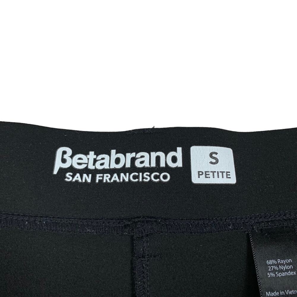 Betabrand Pants Classic Dress Black Yoga Bootcut Women’s S Petite - Picture 5 of 9